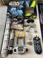 Nine Star Wars items, various