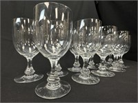 Baccarat Crystal Wine Glasses Set of 10