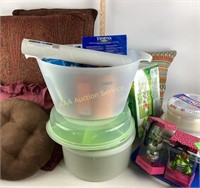 Tupperware cake container, Foil cake pans, Bounty