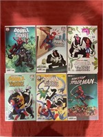 6 bagged and backed comics