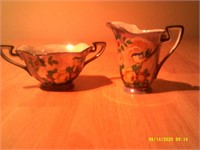 Porcelain Noritake Cream & Sugar Bowls