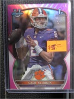 2022 BCU CADE KLUBNIK 1ST PINK REFRACTOR RC