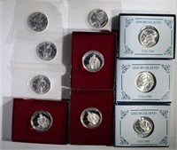 HALF DOLLAR SILVER COMMEMS; 1 - MT RUSHMORE