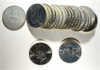 Roll of 1971-S Unc. Eisenhower Silver Dollars