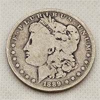 1889-O Morgan Silver Dollar