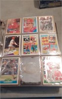 BASBALL CARD ALBUM- 80'S - MANY BRANDS AND YEARS-