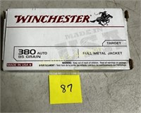 BOX WINCHESTER 380 (50 RD)