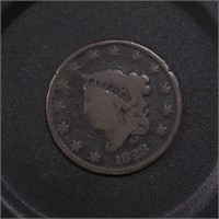 US Coins 1828 Large Cent, circulated