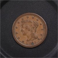 US Coins 1851 Large Cent, circulated