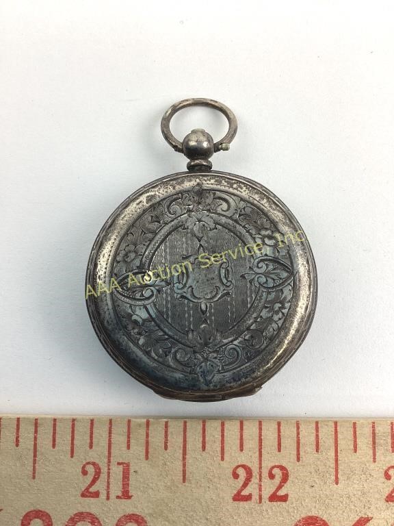 935 fine silver pocket watch case 18 grams