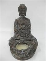 6" Resin Buddha Candle Holder