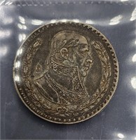 1957 Mexico Silver One Peso