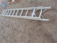 18' aluminum extension ladder