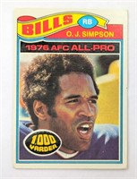 1977 Topps OJ Simpson Card #100
