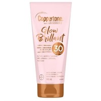 (2) Coppertone Glow Sunscreen Lotion Spf 30 With