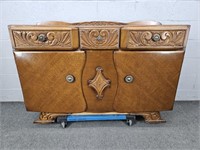 Antique Scully Art Deco Carved Server / Buffet