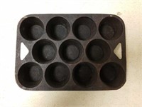 Cast Iron Pyramid Popover Pan