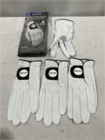Golf gloves 4 pcs, left hand LG, nib