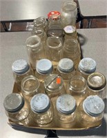 Lot of 23 Glass Jars