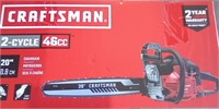 Craftsman 2 Cycle 46cc 20" Chainsaw