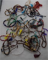 31 COSTUME JEWELRY BRACELETS