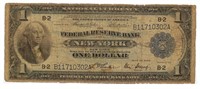 Series 1918 New York Large National Currency Note