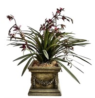 Artificial Floral Arrangement in Ornate Pot