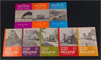 Eight Vintage National Railway Bulletins 1970s