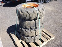 10-16.5 Skid Steer Tires w/ Rims