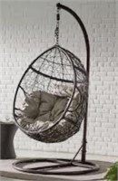 NICE CLEO INDOOR OUTDOOR PADDED HANGING EGG CHAIR