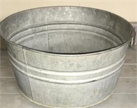 Galvanize steel washtub