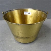 Nice Early Brass Bucket
