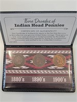 3 Decades of Indian Head Cents