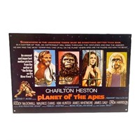 Planet of Apes Movie poster tin, 8x12, come in