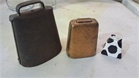 Antique cow bell, hand bell, novelty cow bell