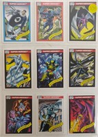 1990 Marvel #19-27 Superhero Cards