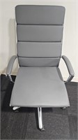 Grey & Chrome Office Chair