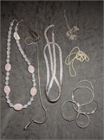 Groupf of vintage costume jewelry