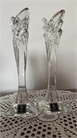 Full lead crystal candleholders