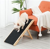 19"Wooden Folding Portable Dog/Cat Ramp Height Adj