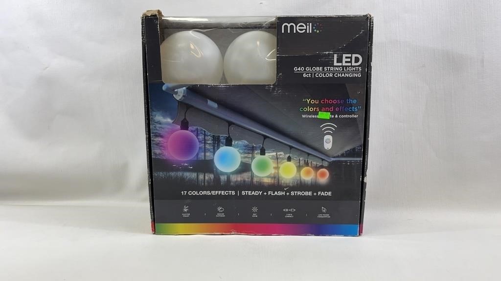 Meilo Creation LED G40 Globe String Lights