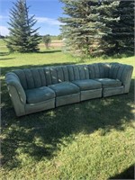 Green Vintage Modular Build your own couch/love