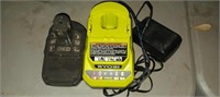 RYOBI CHARGER & BATTERY