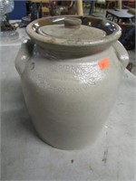 STONEWARE CROCK -- HAS CHIPS