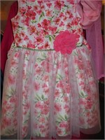 Size 6 Girls Lilt Party Dress & Pink Cover