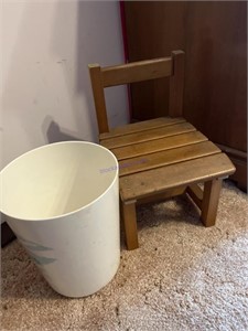Child’s Seat and Waste Basket