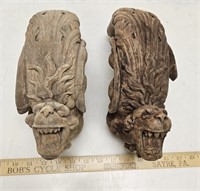 Amazing Hand Carved Dargons- Possible Banister