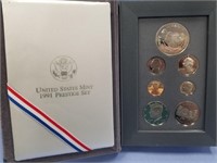 1991   US Mint Prestige set in original case, box