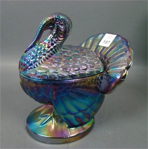 Rosso/Smith Amethyst Covered Turkey Candy Dish
