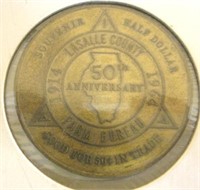 Ottowa, Illinois 50th Anniversary Farm Bureau Coin